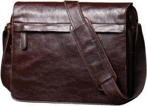 Briefcases Classic Flap Messenger Bag Casual Real Leather Shoulder Bag Men's Luxury Briefcase Crossbody
