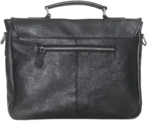 Briefcases for men Black Genuine Leather Laptop Office Men Briefcase Portfolio Business Shoulder Messenger Bag