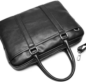 Briefcases for men Business Bag Leather Section Youth Shoulder Messenger Bag Version Of The Men Briefcase