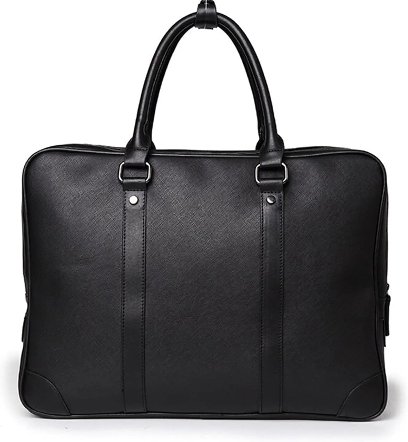 Briefcases for men Business Office Briefcase Leather Handbag Men's Computer Notebook Bag Black Portable Bag