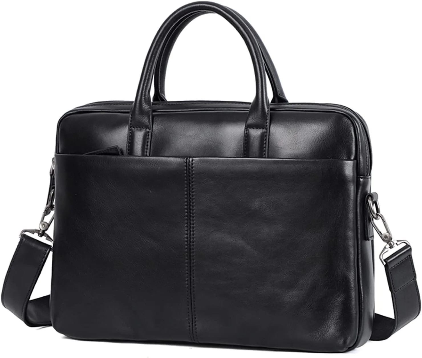 Briefcases for men Genuine Leather Men Briefcase Large Capacity Handbag Laptop Tote Bag Shoulder Bag