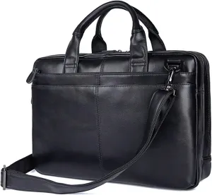 Briefcases for men Genuine Leather Office Men Briefcase Laptop Business Messenger Bags Portfolio