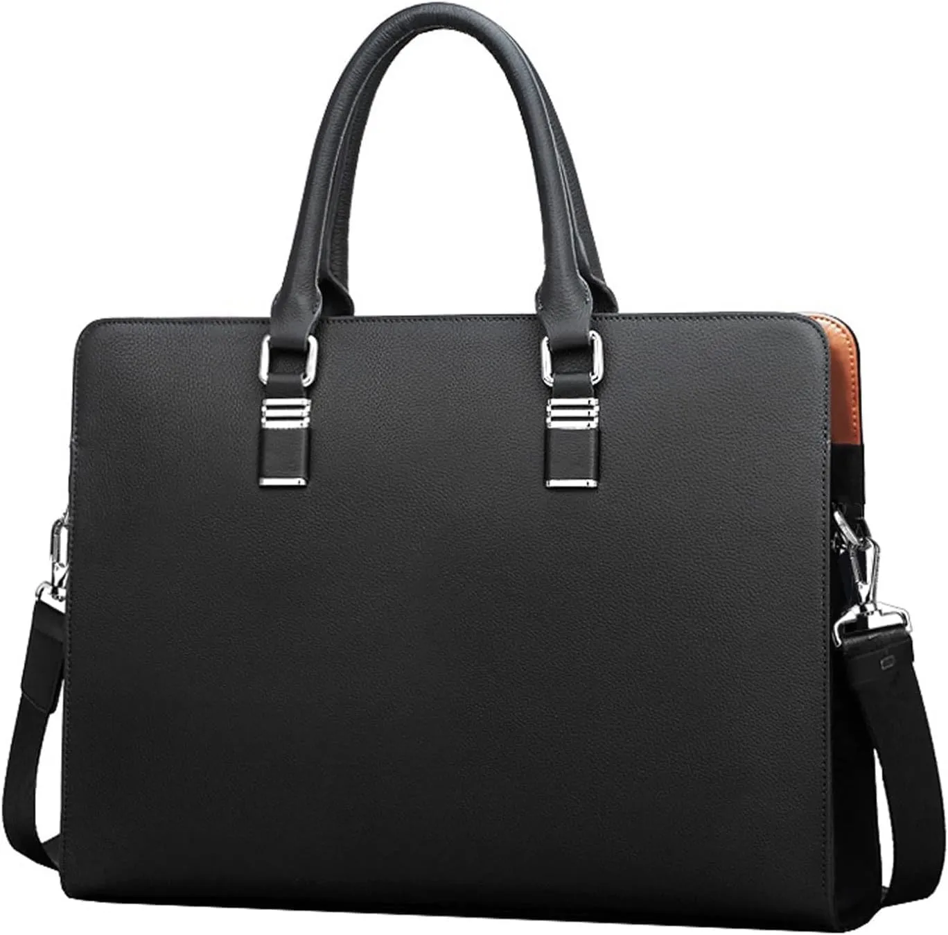 Briefcases for men Genuine Real Cow Leather Laptop Bags Business Men Briefcases Men Handbag Totes Casual Male Bag Shoulder