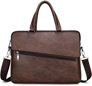 Briefcases for men MenBriefcase Office Business Tote BagInch Laptop Bag Leather File Bags