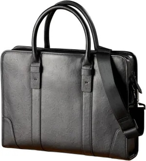 Briefcases Handmade Genuine Leather Briefcase Men Leather Shoulder Bag Office Laptop Cross Body Bag