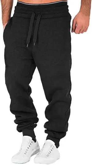 Cargo Pants for Men Relaxed Fit Athletic Pants Traning Track Pants Joggers Mens Sweatpants Casual Wide Leg Drawstring