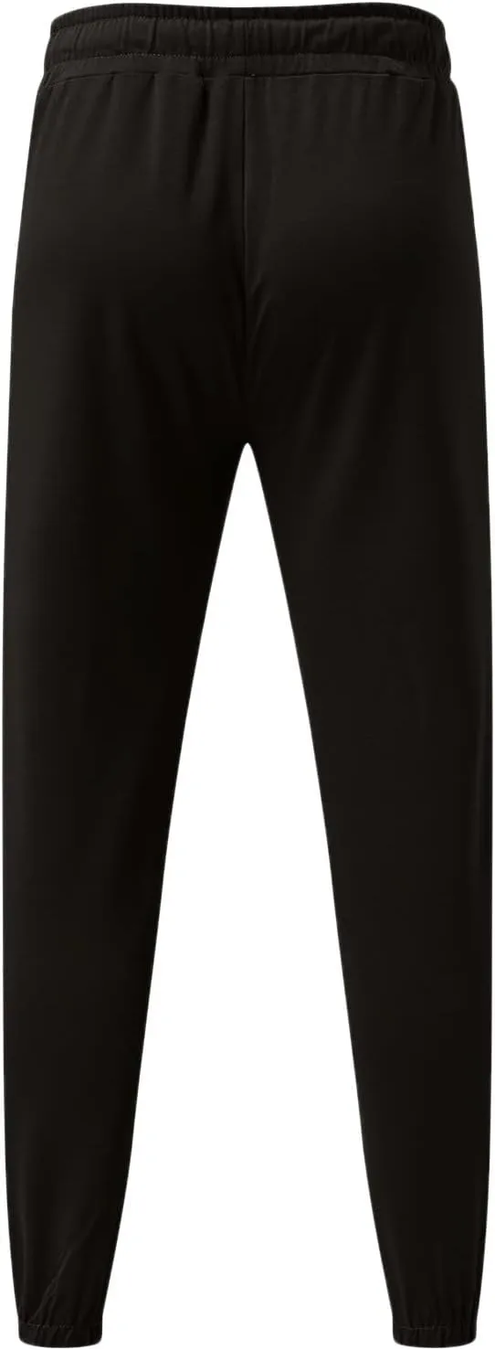 Cargo Pants for Men Relaxed Fit Stretch Elastic Waist Athletic Workout Jogger Pants Drawstring Sport Trousers Men's