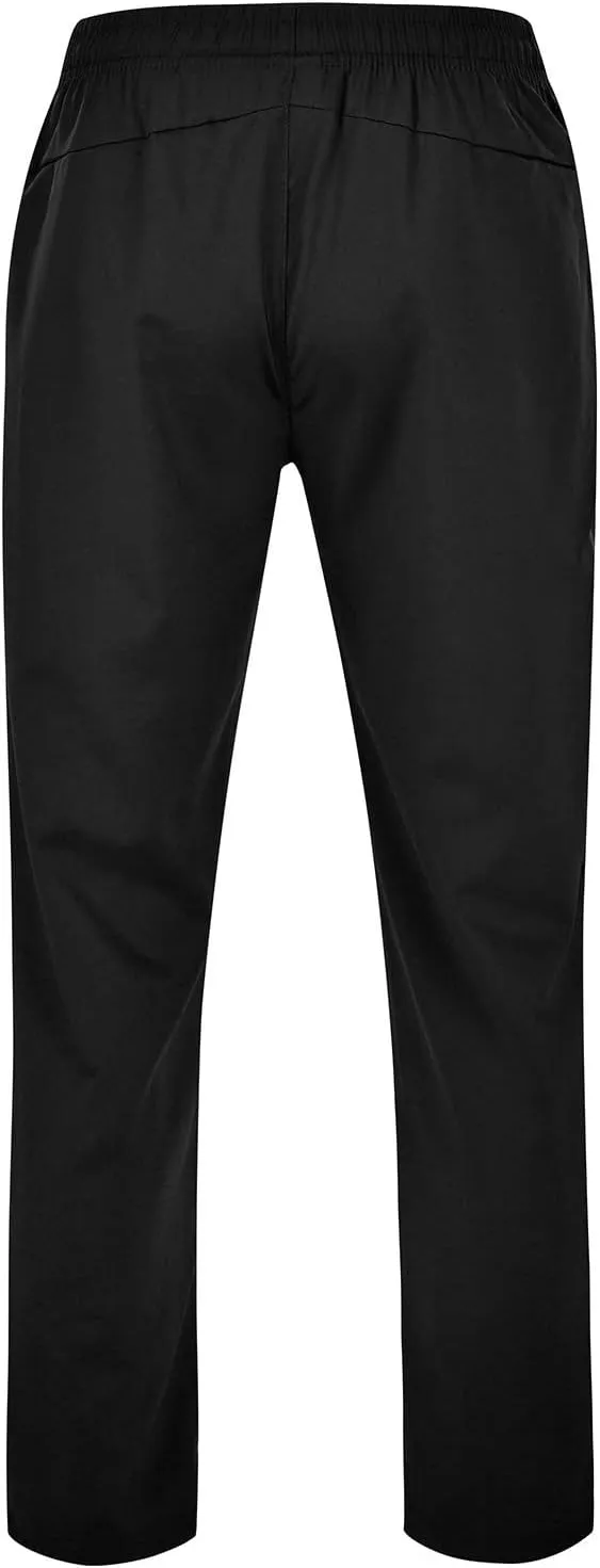 Casual Pants for Men Relaxed Fit Lightweight Drawstring Sweatpants Plus Size Elastic Waist Comfy Joggers Baggy Hiking Pants