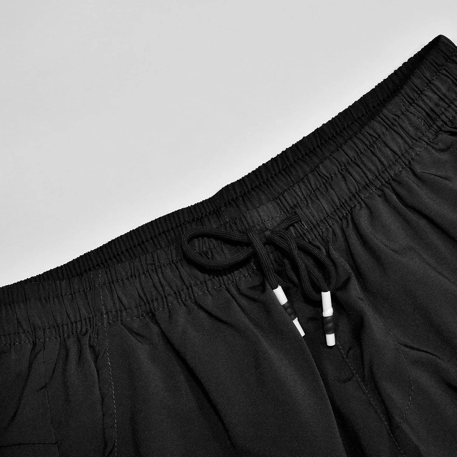 Casual Pants for Men Relaxed Fit Lightweight Drawstring Sweatpants Plus Size Elastic Waist Comfy Joggers Baggy Hiking Pants