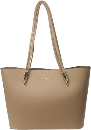 Casual Working Shoulder Bags for Women Large Vegan Leather Tote Purse Top Handle Handbags Satchels with Zipper