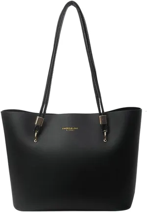 Casual Working Shoulder Bags for Women Large Vegan Leather Tote Purse Top Handle Handbags Satchels with Zipper
