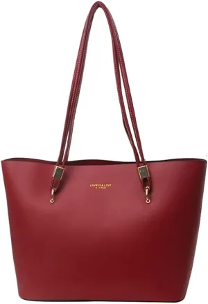 Casual Working Shoulder Bags for Women Large Vegan Leather Tote Purse Top Handle Handbags Satchels with Zipper