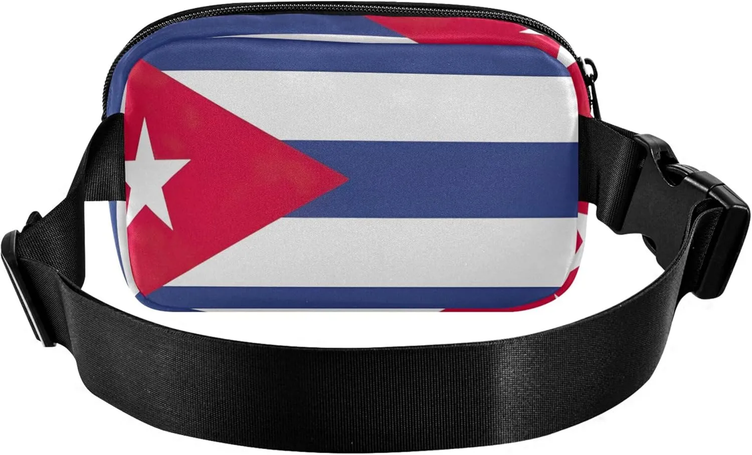 Cuba Flag Women Fanny Packs Belt Bag Hip Pouch Waterproof Cartoon Crossbody Waist Bag