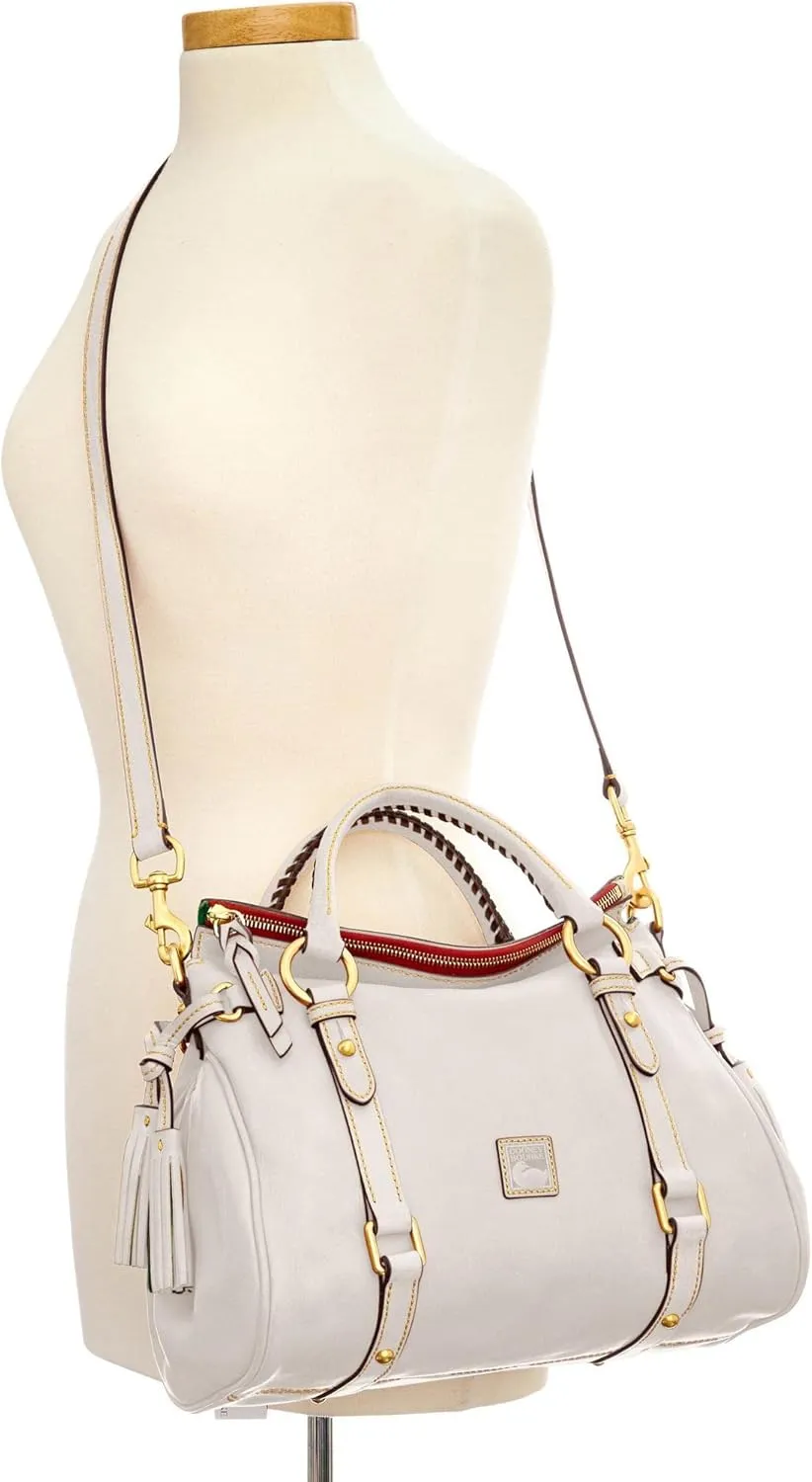 Dooney & Bourke Satchel Handbags for Women, Florentine Leather Satchel Bag with Optional Crossbody Strap