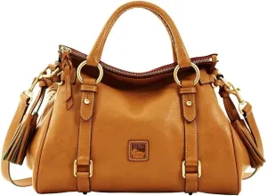 Dooney & Bourke Satchel Handbags for Women, Florentine Leather Satchel Bag with Optional Crossbody Strap