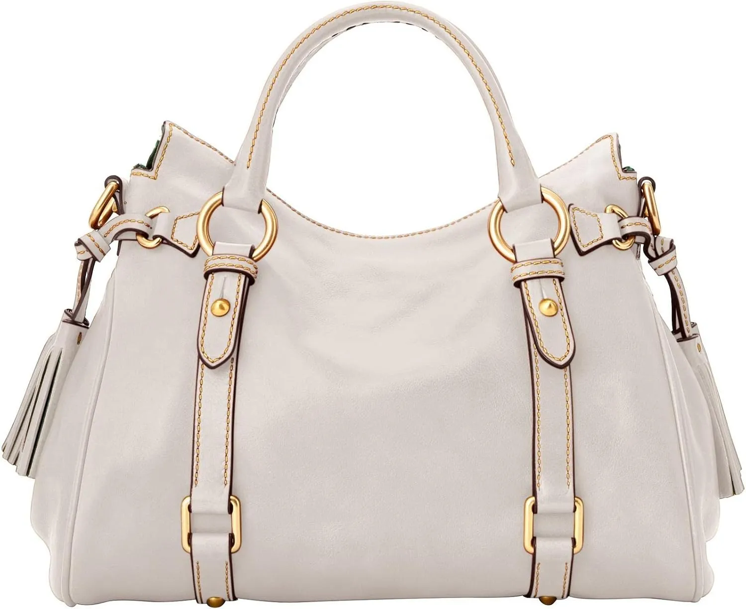 Dooney & Bourke Satchel Handbags for Women, Florentine Leather Satchel Bag with Optional Crossbody Strap