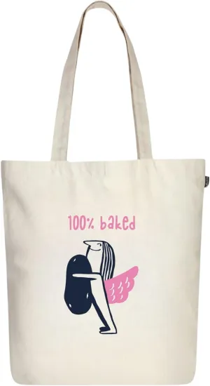 Ecoright Tote Bag for Women with Zipper, Small Tote Bag, Canvas Bag, Reusable Cotton Bag for Beach, Grocery, School & Work