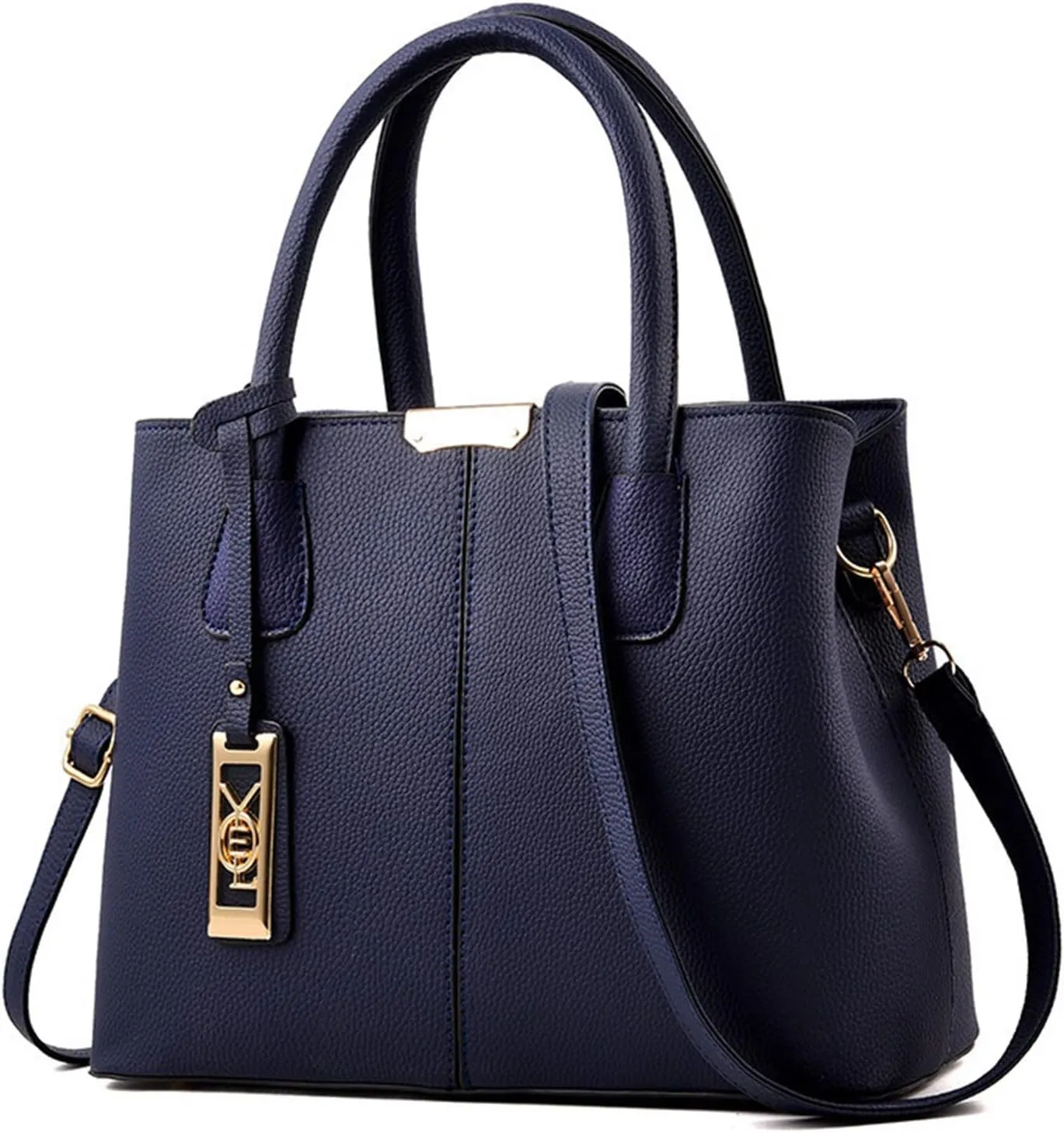 Fashion Handbag Simple Bag Large Capacity One Shoulder Women Bag Vertical Handbag Shoulder Bag for (Blue, One Size)