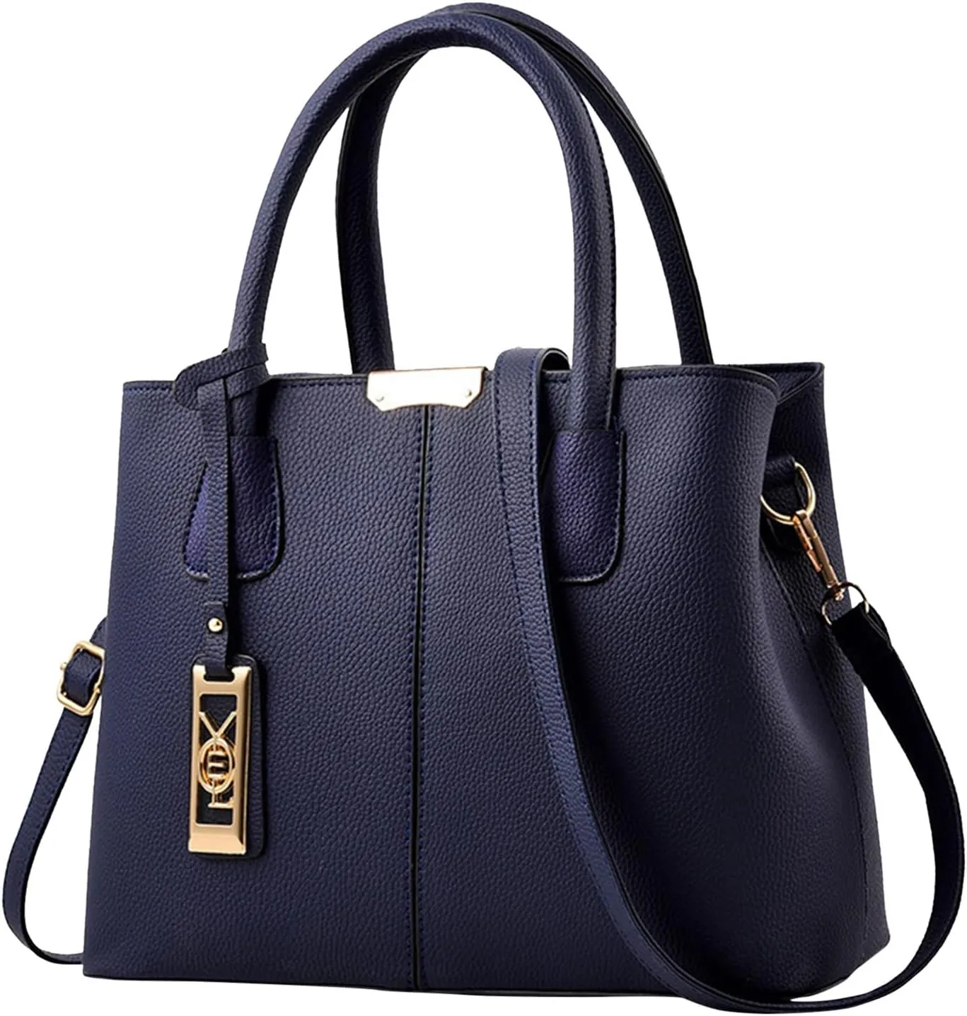 Fashion Handbag Simple Bag Large Capacity One Shoulder Women Bag Vertical Handbag Shoulder Bag for (Blue, One Size)
