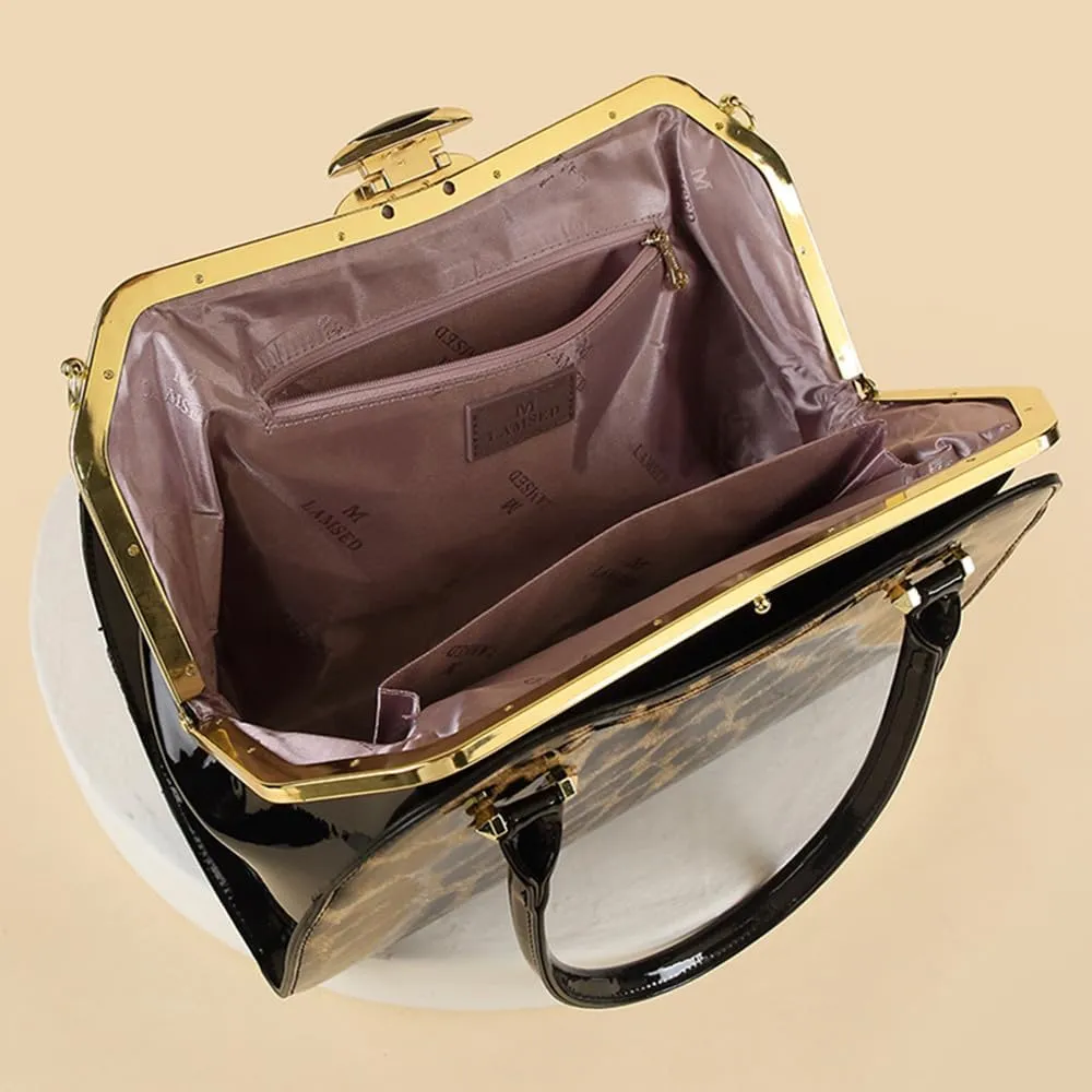 Fashion Leather Women's Top Handle Satchel Crossbody Bag Handbags Tote Purses Hard Shoulder Messenger Bags