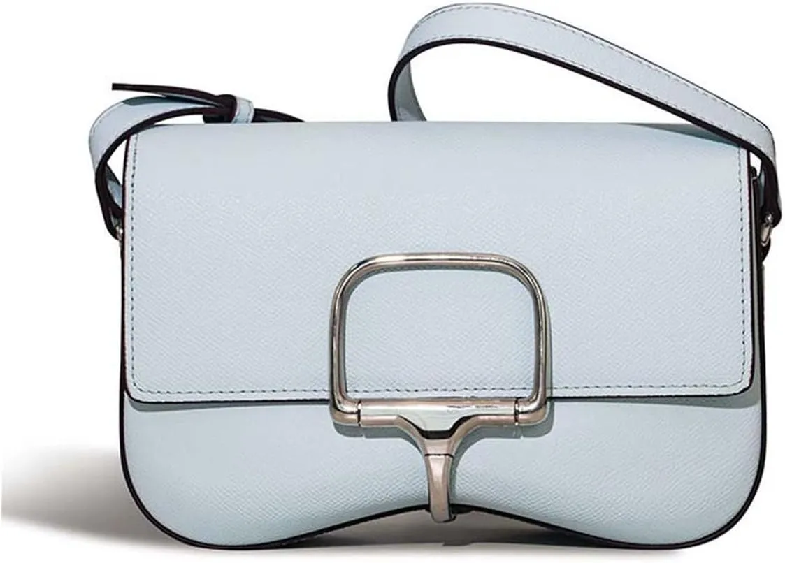 Genuine Leather Designer Shoulder Bags for Women, Fashion Vintage Crossbody Purses Satchels With Adjustable Strap