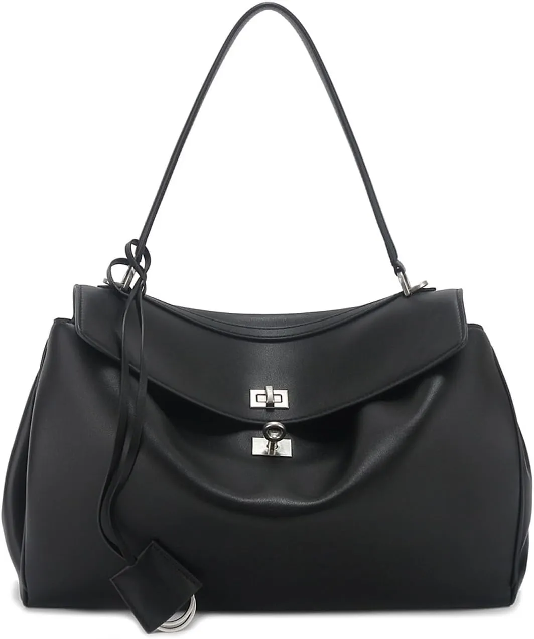 Genuine Leather Women's Shoulder Bag,Fashion Travel Bag, Retro Large Crossbody Travel Work Bag Purse