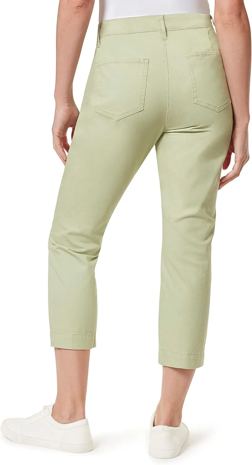 Gloria Vanderbilt Women's High Rise Tapered Trouser Pant Standard