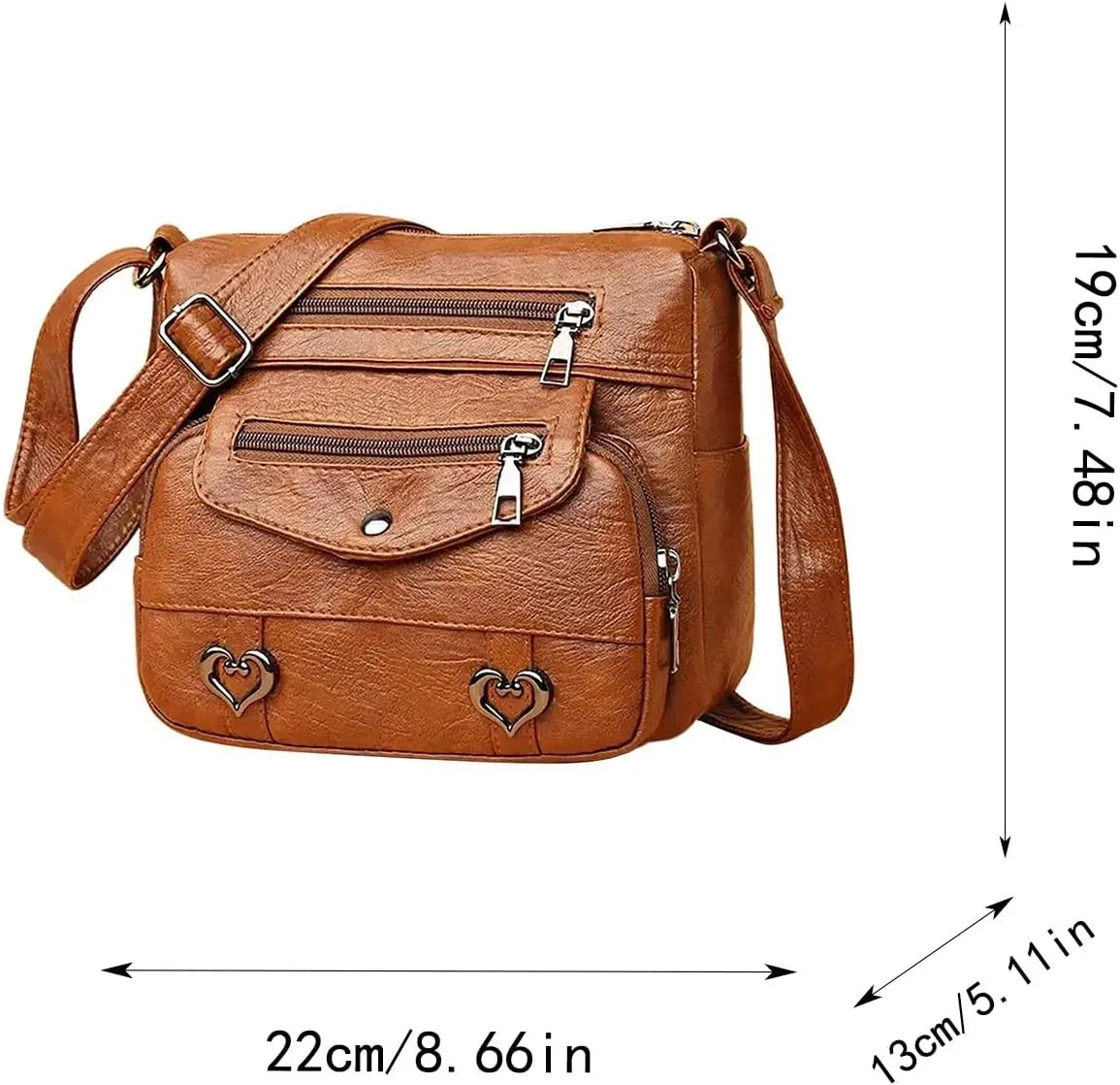 Hobo Crossbody Bags for Women Cute Hobo Tote Handbags Mini Clutch Purses with Zipper Closure Small Makeup Bag(Red)