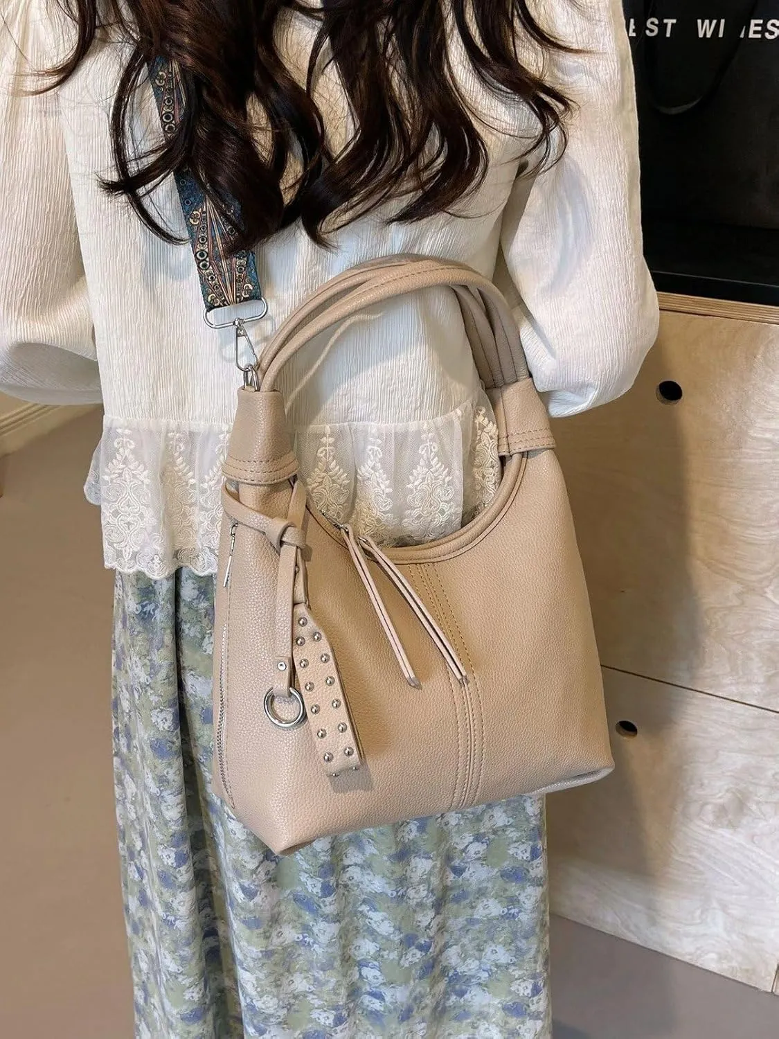 Hobo Crossbody Bags for Women, Summer Trendy Shoulder Hobo Purses, Top Handle Satchel Clutch Tote Handbags for Women 2024