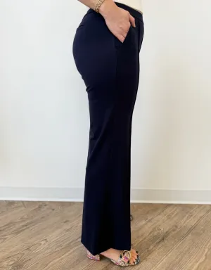 Izabella Pull On Wide Leg Trousers