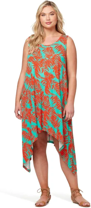 Jessica Simpson Women's Plus Size Jade Fit and Flare Midi Dress