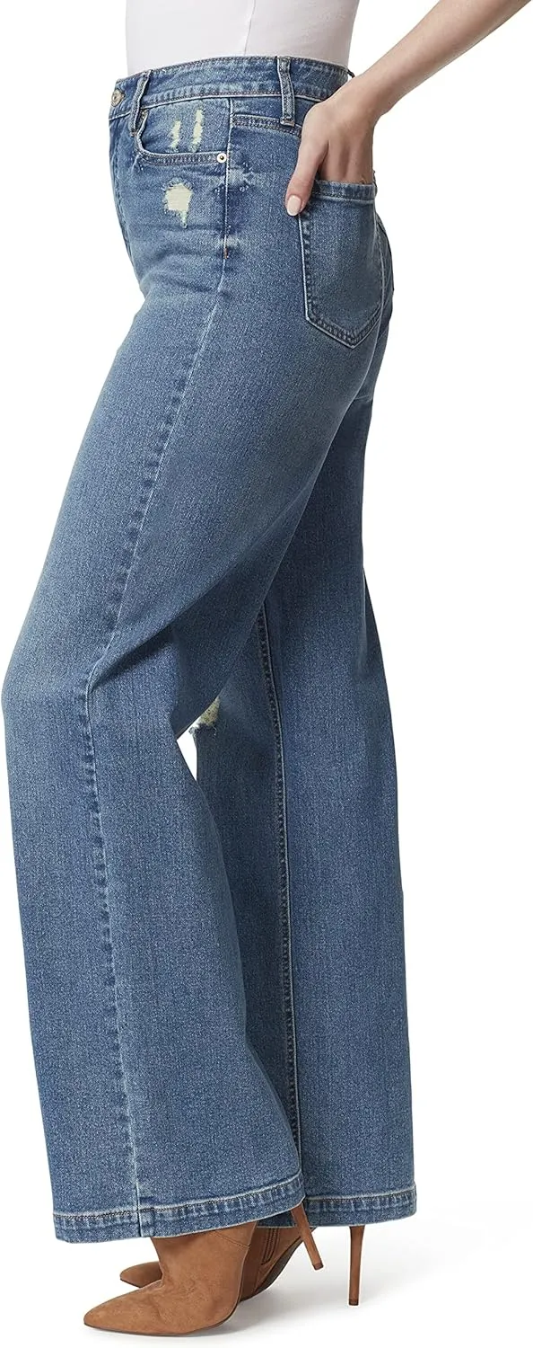 Jessica Simpson Women's Tease High Rise Wide Leg Jean