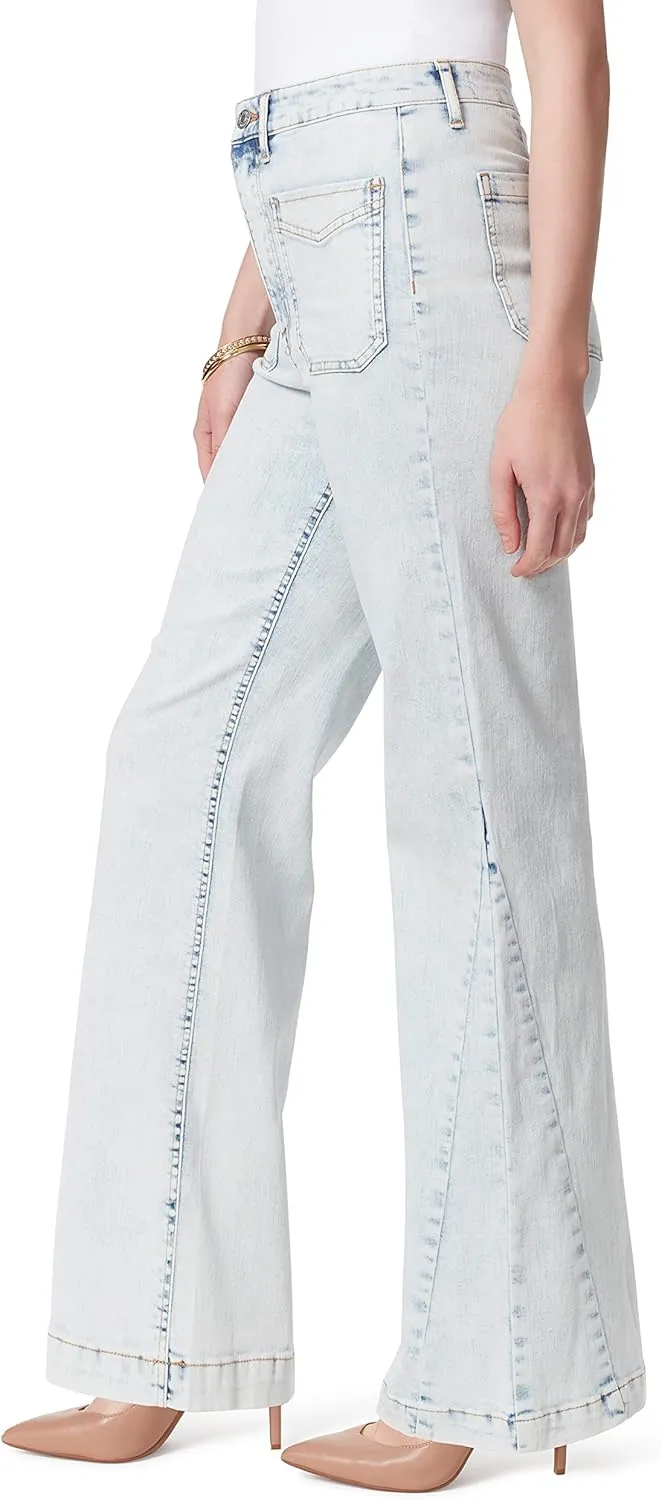 Jessica Simpson Women's Tease High Rise Wide Leg Jean