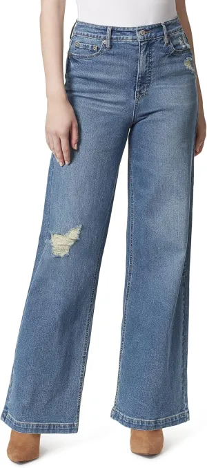 Jessica Simpson Women's Tease High Rise Wide Leg Jean