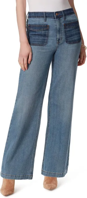 Jessica Simpson Women's Tease High Rise Wide Leg Jean