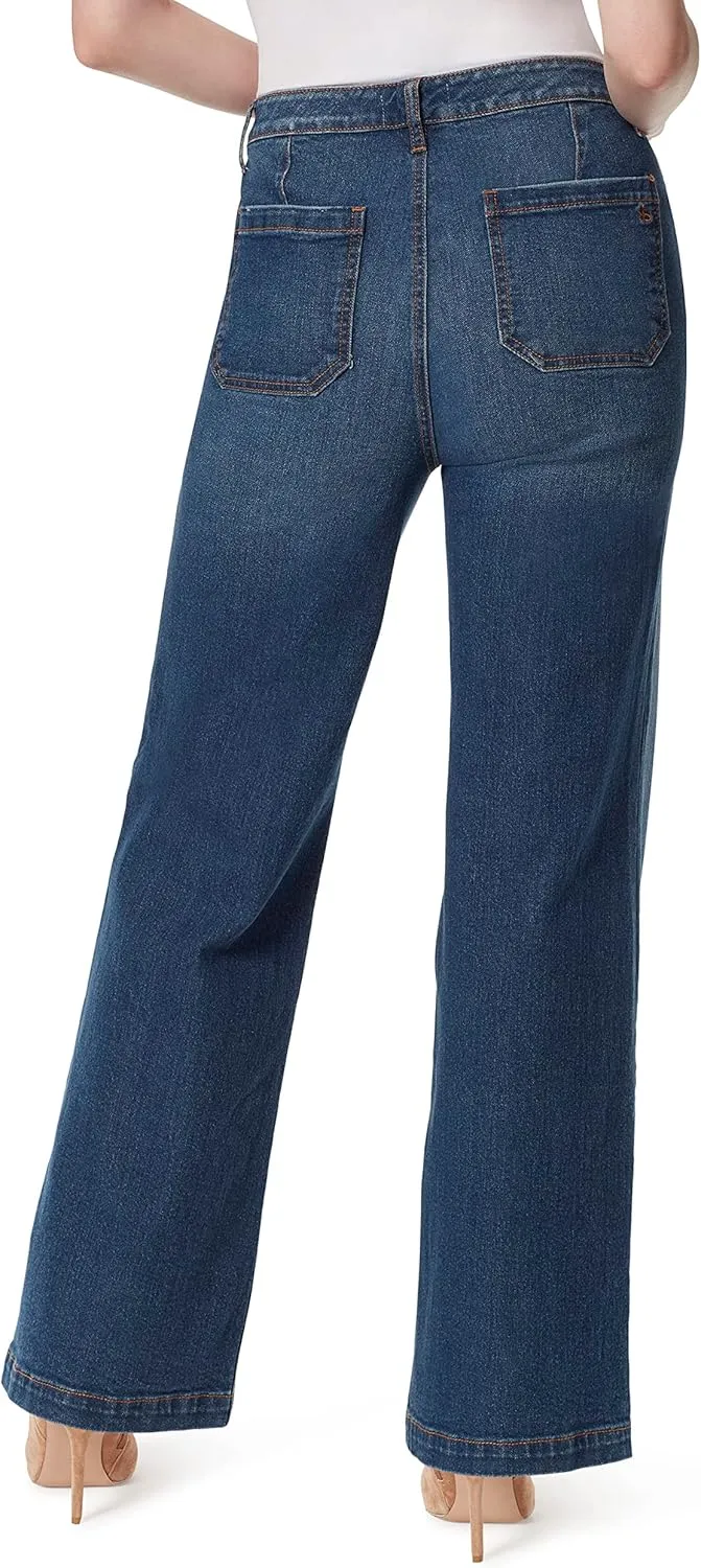 Jessica Simpson Women's Tease High Rise Wide Leg Jean