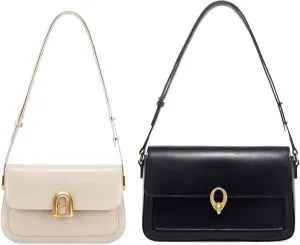 LA FESTIN Designer Leather Crossbody Bag for Women - Adjustable Strap, Trendy Large Capacity Satchel