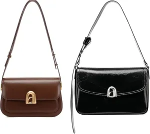 LA FESTIN Leather Purses For Women - Adjustable Strap Crossbody Purses, Designer Satchel Handbags