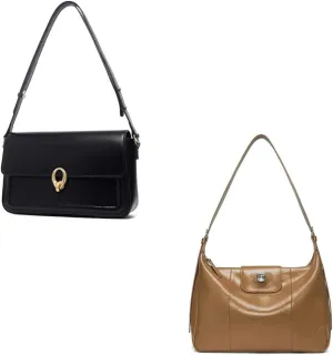 LA FESTIN Leather Purses For Women Trendy - Large Capacity Satchel Bag Summer Purse Adjustable Strap Women's Crossbody Purse