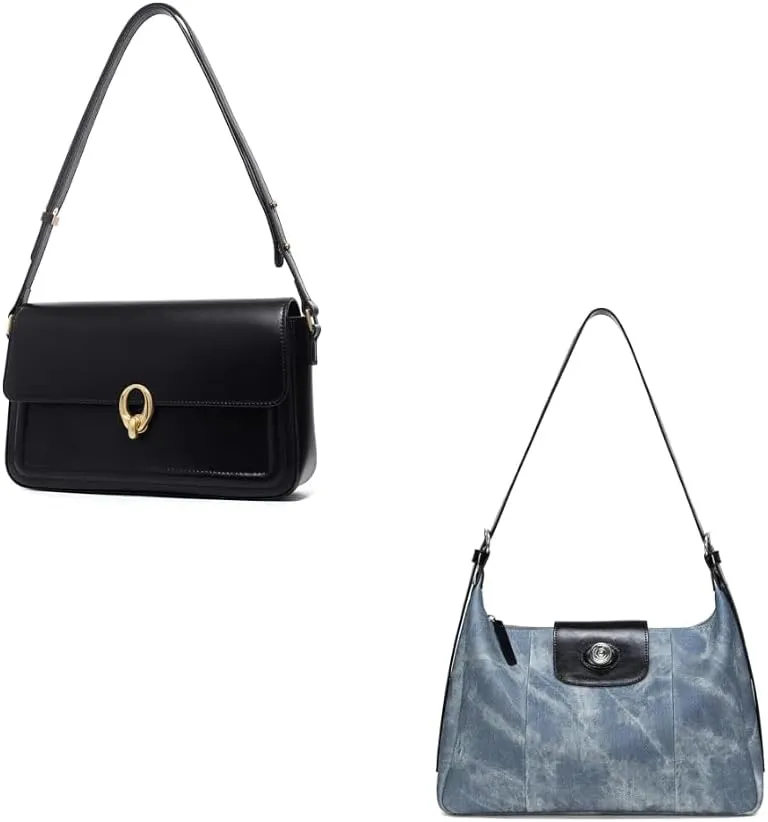 LA FESTIN Leather Purses For Women Trendy - Large Capacity Satchel Bag Summer Purse Adjustable Strap Women's Crossbody Purse