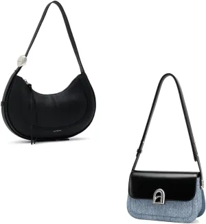 LA FESTIN Leather Shoulder Bag For Women - Adjustable Strap Crossbody Purses, Satchel Bags For Women