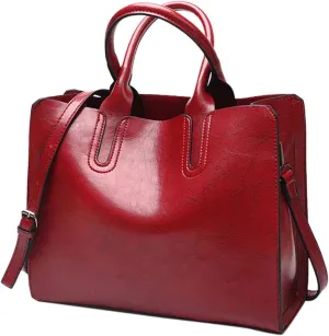 Ladies Shoulder Bag Fashion Solid Color Vintage Zipper Large Capacity Handbag Bags Shoulder Women (RD1, One Size)