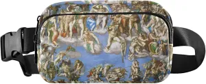 Last Judgment Painting Women Fanny Packs Hip Pouch Belt Bag Waterproof Colorful Crossbody Waist Pack