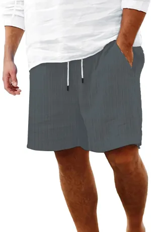 LCMTWX Mens Summer Shorts Work Shorts Fashion Slim Five Minute Pants Beach Shorts Men's Cotton Blend Shorts Men Black Chino