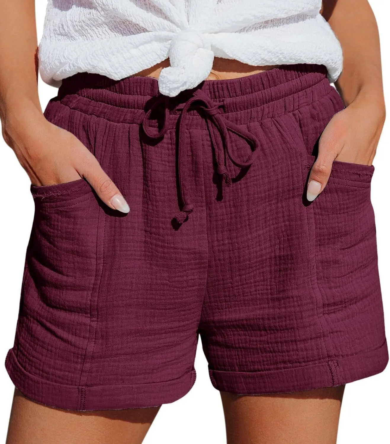 LCMTWX Womens Shorts Sports High-Waist Women's Casual Shorts Loose Pants Casual Fashion Pants Womens Shorts Denim Shorts
