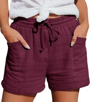 LCMTWX Womens Shorts Sports High-Waist Women's Casual Shorts Loose Pants Casual Fashion Pants Womens Shorts Denim Shorts