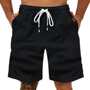 Men Beach Shorts Casual Fitness Pockets Bodybuilding Cotton Mens Shorts Men's pants Nylon Shorts Men Red Shorts Ten