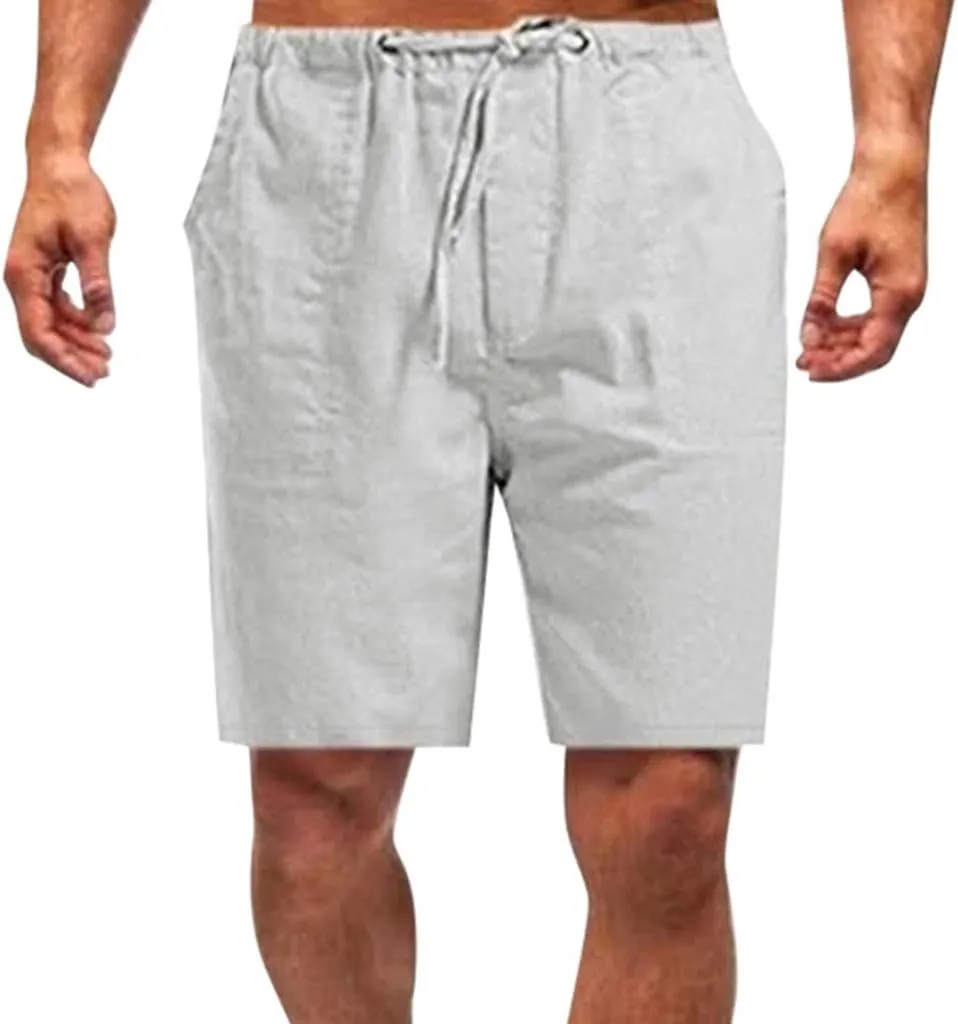 Men Beach Shorts Casual Fitness Pockets Bodybuilding Cotton Mens Shorts Men's pants Nylon Shorts Men Red Shorts Ten