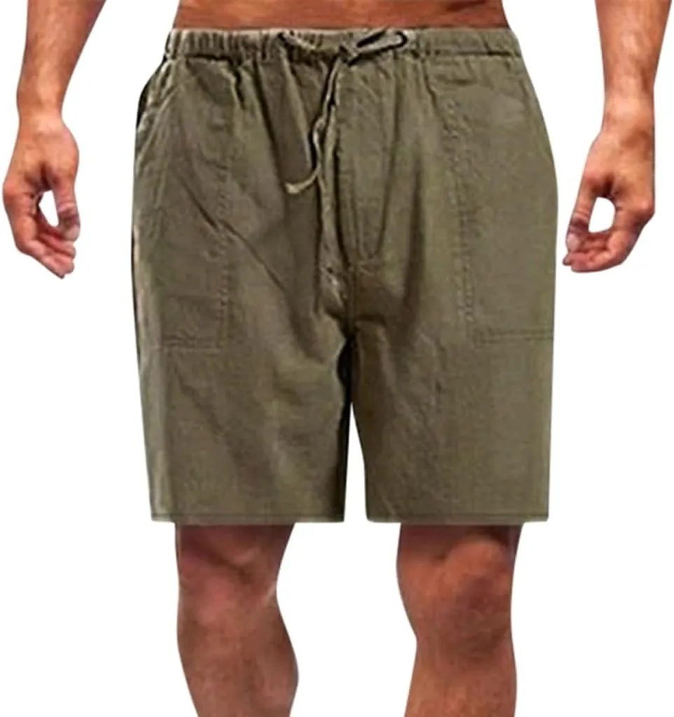 Men Beach Shorts Casual Fitness Pockets Bodybuilding Cotton Mens Shorts Men's pants Nylon Shorts Men Red Shorts Ten