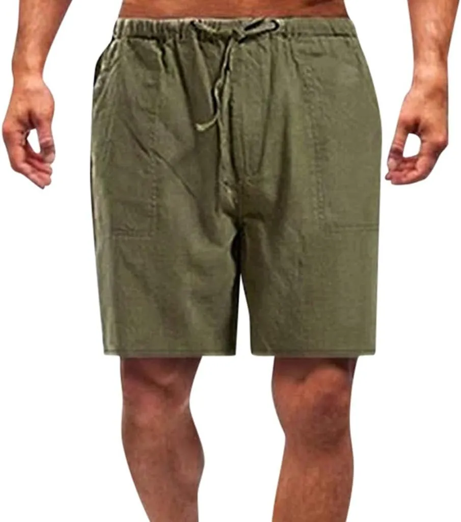 Men Beach Shorts Casual Fitness Pockets Bodybuilding Cotton Mens Shorts Men's pants Nylon Shorts Men Red Shorts Ten